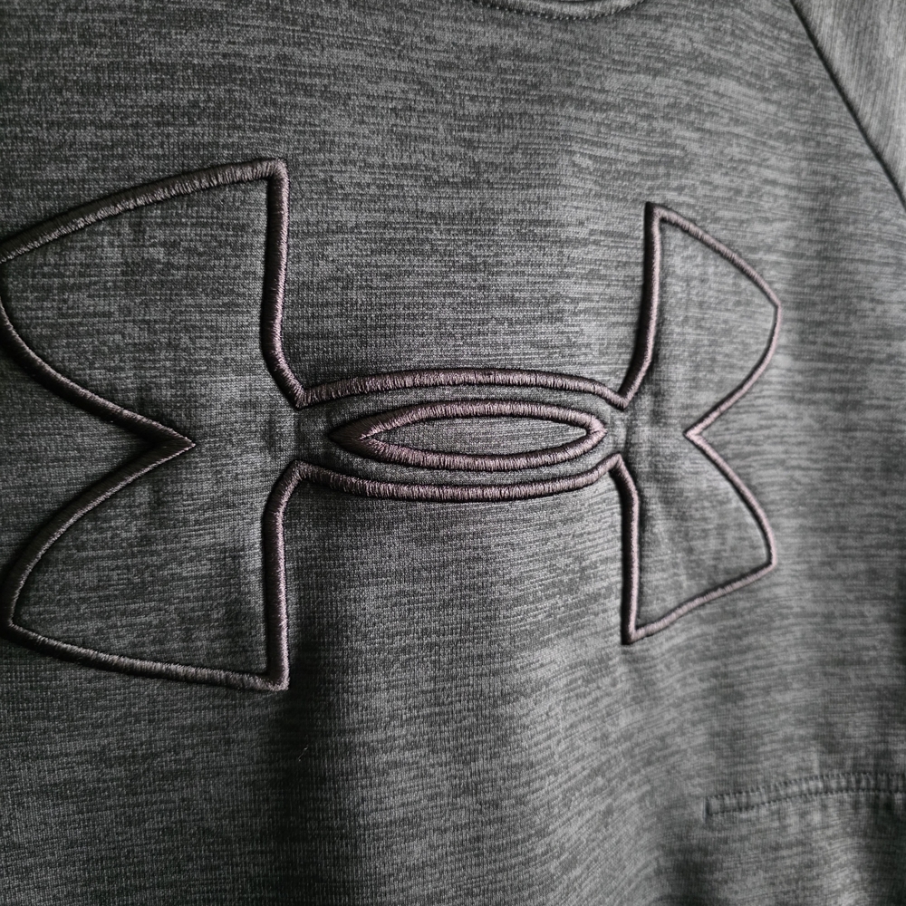 Under Armour Women's Dark Gray Hoodie, Loose Fit XS - Picture 3 of 4